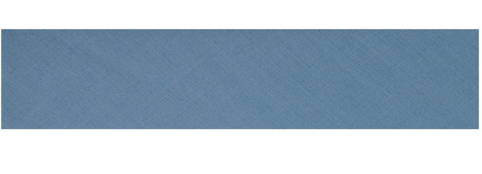 Essential Trimmings Bias Binding Polycotton Bias Binding: 2.5m x 12mm: China Blue  - The Sewing Studio