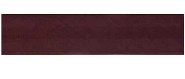 Essential Trimmings Bias Binding Polycotton Bias Binding: 2.5m x 12mm: Chocolate  - The Sewing Studio for sale UK - The Sewing Studio