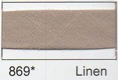 Essential Trimmings Bias Binding Polycotton Bias Binding: 2.5m x 12mm: Linen  - The Sewing Studio for sale UK - The Sewing Studio