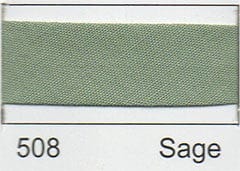 Essential Trimmings Bias Binding Polycotton Bias Binding: 2.5m x 12mm: Sage  - The Sewing Studio