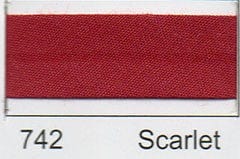 Essential Trimmings Bias Binding Polycotton Bias Binding: 2.5m x 12mm: Scarlet  - The Sewing Studio for sale UK - The Sewing Studio