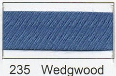 Essential Trimmings Bias Binding Polycotton Bias Binding: 2.5m x 12mm: Wedgewood  - The Sewing Studio