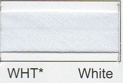 Essential Trimmings Bias Binding Polycotton Bias Binding: 2.5m x 12mm: White  - The Sewing Studio for sale UK - The Sewing Studio