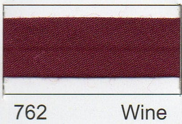 Essential Trimmings Bias Binding Polycotton Bias Binding: 2.5m x 12mm: Wine  - The Sewing Studio for sale UK - The Sewing Studio