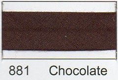 Essential Trimmings Bias Binding Polycotton Bias Binding: 2.5m x 25mm: Chocolate  - The Sewing Studio for sale UK - The Sewing Studio