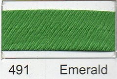 Essential Trimmings Bias Binding Polycotton Bias Binding: 2.5m x 25mm: Emerald  - The Sewing Studio