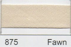 Essential Trimmings Bias Binding Polycotton Bias Binding: 2.5m x 25mm: Fawn  - The Sewing Studio for sale UK - The Sewing Studio