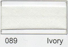 Essential Trimmings Bias Binding Polycotton Bias Binding: 2.5m x 25mm: Ivory  - The Sewing Studio for sale UK - The Sewing Studio