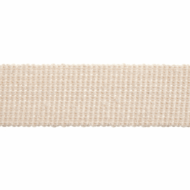 Essential Trimmings Webbing Cotton Acrylic Webbing Trim: 30mm: Natural  - The Sewing Studio for sale UK - The Sewing Studio