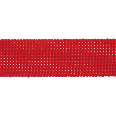 Essential Trimmings Webbing Cotton Acrylic Webbing Trim: 30mm: Red. Price per metre.  - The Sewing Studio for sale UK - The Sewing Studio