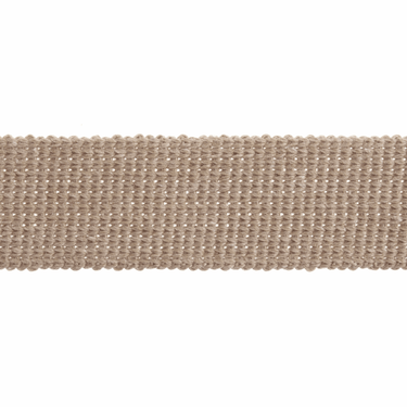 Essential Trimmings Webbing Cotton Acrylic Webbing Trim: 30mm: Stone  - The Sewing Studio for sale UK - The Sewing Studio