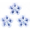Acrylic Stones: Glue-On: Flower: Clear: Pack of 12