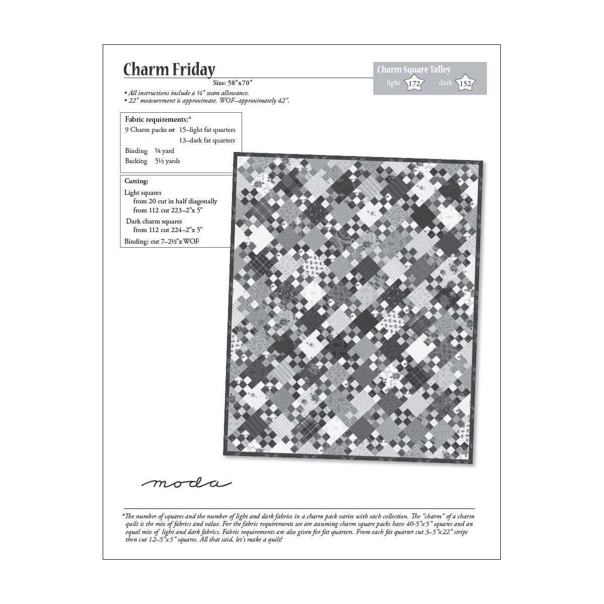 Free Pattern: Charm Friday