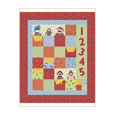 Free Pattern: Sock Monkey Quilt