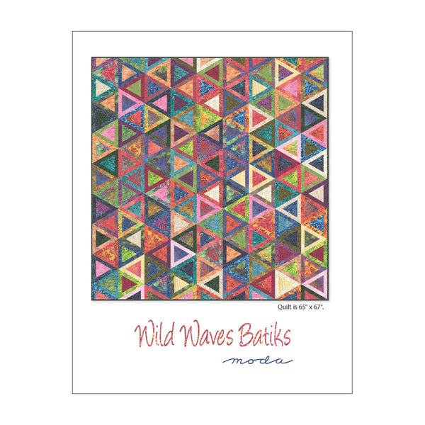 Free Pattern: Wild Waves Batiks Quilt