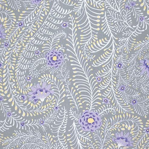 Freespirit Fabric Kaffe Fassett Fabric Ferns Grey  - The Sewing Studio