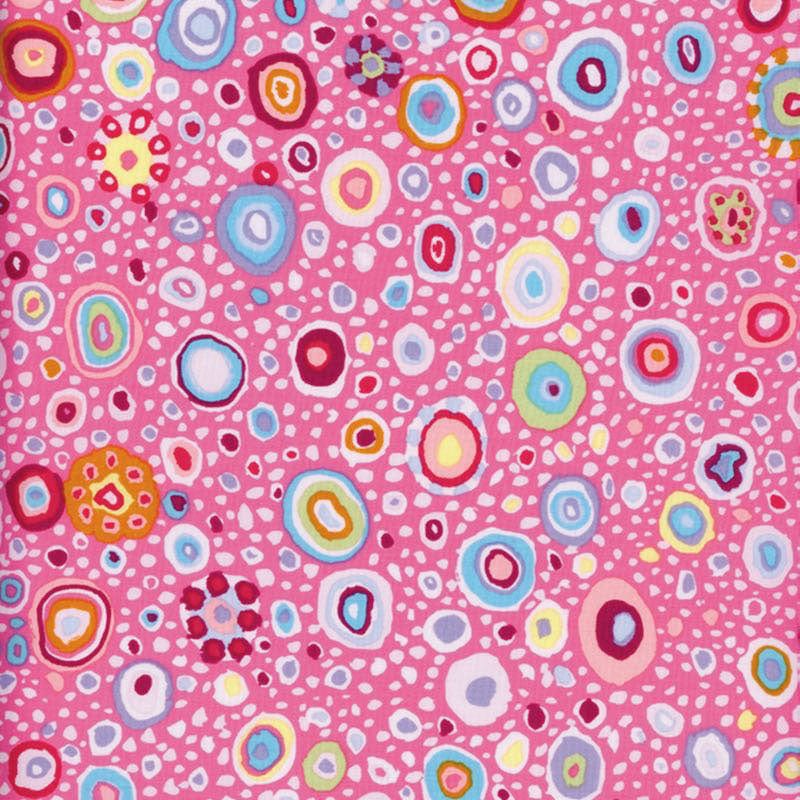 Freespirit Fabric Kaffe Fassett Fabric Roman Glass Pink  - The Sewing Studio