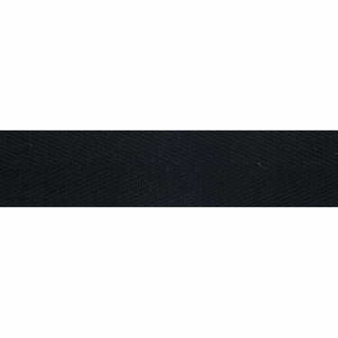 Groves Tape Herringbone Cotton Tape: Black: 25mm wide. Price per metre  - The Sewing Studio for sale UK - The Sewing Studio