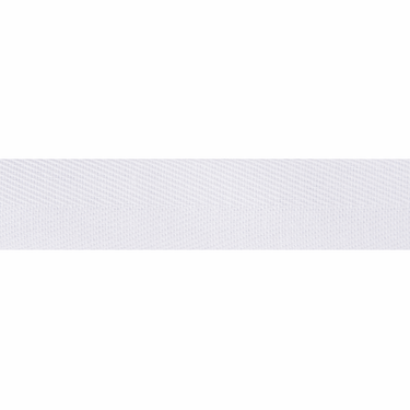 Groves Tape Herringbone Cotton Tape White 25mm Wide Price Per Metre  - The Sewing Studio for sale UK - The Sewing Studio