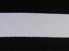 Groves Tape Herringbone Tape White 40mm Wide Sold By The Metre  - The Sewing Studio