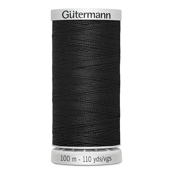 Gutermann Threads Gutermann Extra Strong Thread 100M Colour Black (000)  - The Sewing Studio