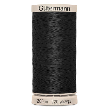 Gutermann Threads Gutermann Hand Quilting Thread 200M Colour Black (5201)  - The Sewing Studio for sale UK - The Sewing Studio