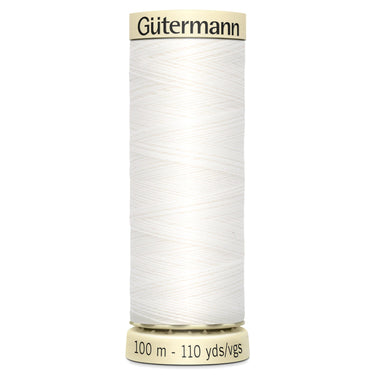 Gutermann Threads Gutermann Sew All Thread 100M Colour 800 (White)  - The Sewing Studio for sale UK - The Sewing Studio