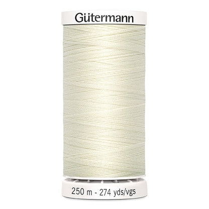 Gutermann Threads Gutermann Sew All Thread 250M Colour 1  - The Sewing Studio