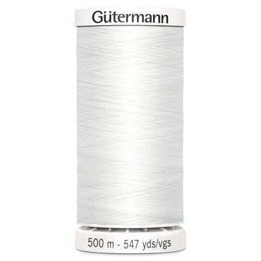 Gutermann Threads Gutermann Sew All Thread 500M Colour White 800  - The Sewing Studio for sale UK - The Sewing Studio