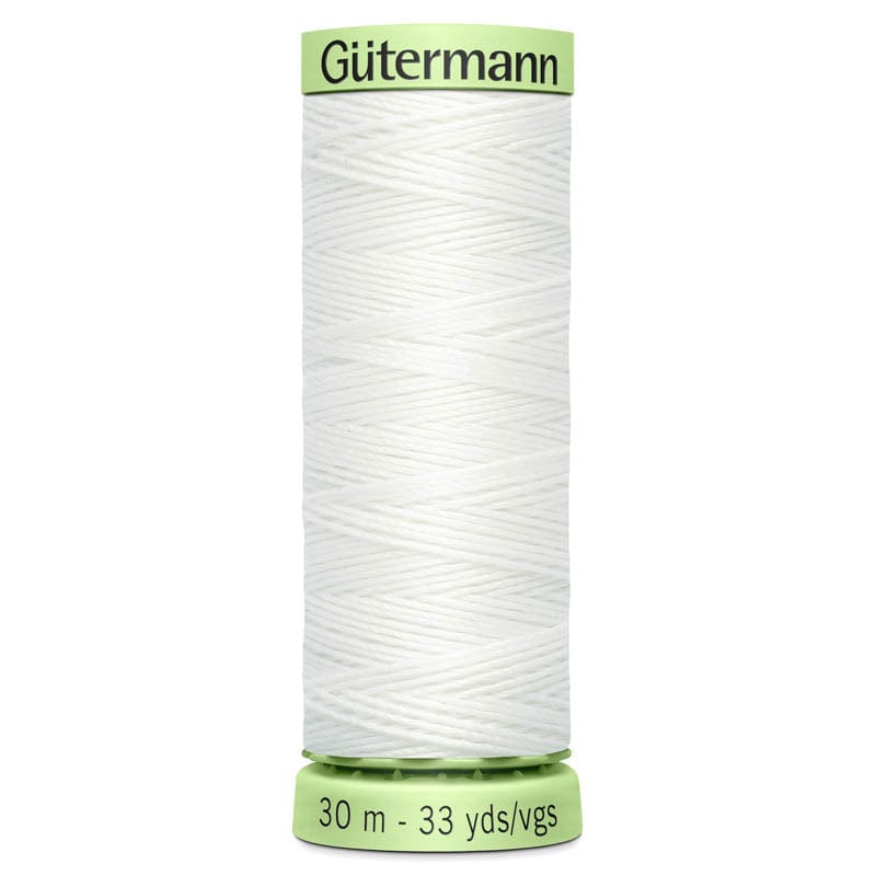 Gutermann Threads Gutermann Top Stitch Thread 30M Colour 800 (White)  - The Sewing Studio