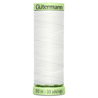 Gutermann Threads Gutermann Top Stitch Thread 30M Colour 800 (White)  - The Sewing Studio for sale UK - The Sewing Studio