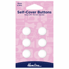 Self-Cover Buttons: Nylon: 15mm diameter