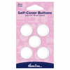 Self-Cover Buttons: Nylon: 22mm diameter