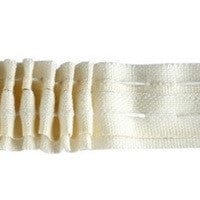 Hallis Hudson Eyelets & Fastenings Flanged Natural Lining Tape Cream 27mm (1 inch) Wide Per Metre  - The Sewing Studio