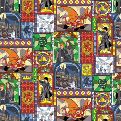 Harry Potter Fabric Stained Glass Characters