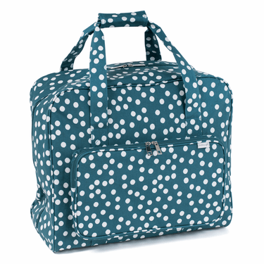 HobbyGift Bags Sewing Machine Bag PVC Teal Spot  - The Sewing Studio for sale UK - The Sewing Studio