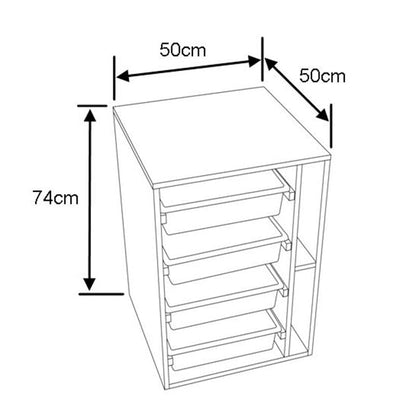 Horn Sewing Cabinets Horn Elements Sewing Drawer Unit White  - The Sewing Studio