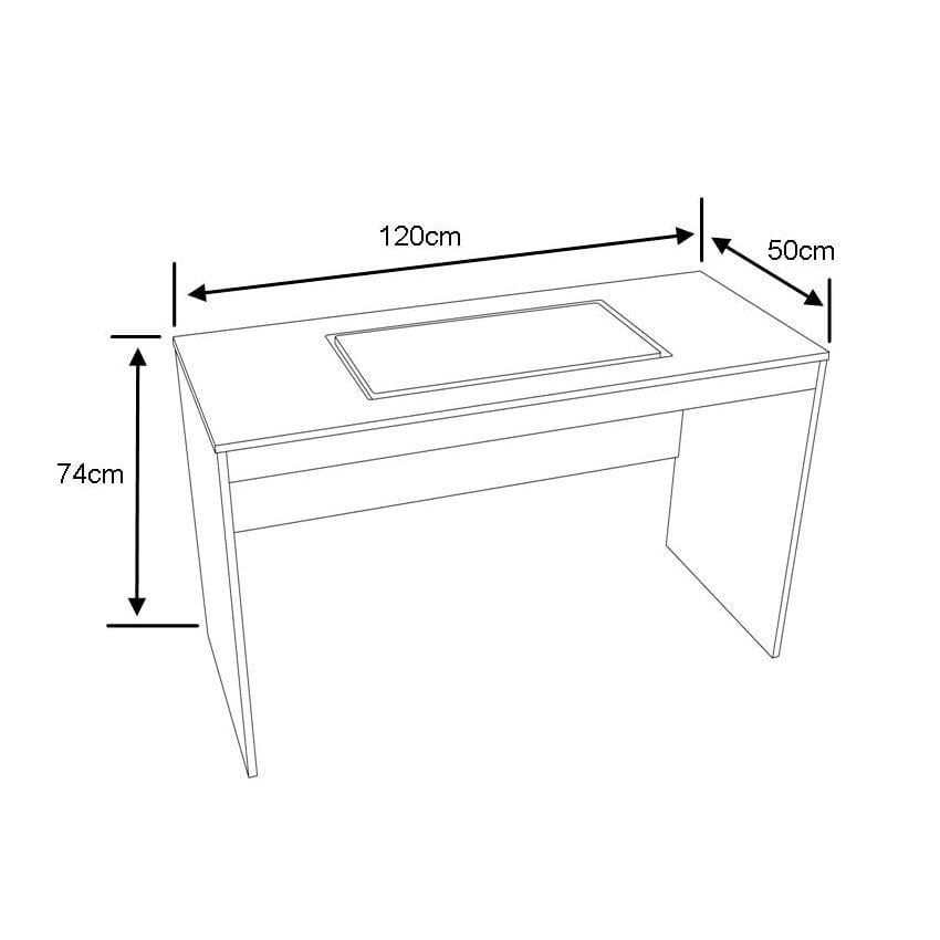 Horn Sewing Cabinets Horn Elements Sewing Table Unit White  - The Sewing Studio