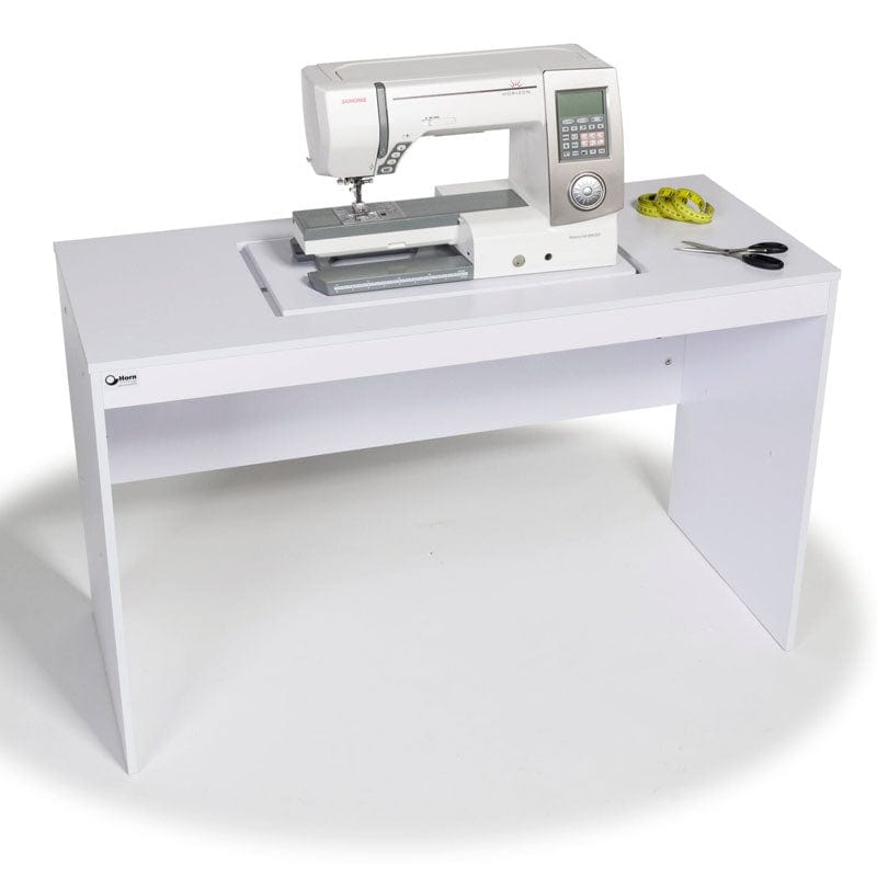 Horn Sewing Cabinets Horn Elements Sewing Table Unit White  - The Sewing Studio