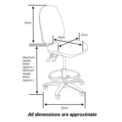 Horn Sewing Cabinets Horn Hobby Tall Chair Sandstone  - The Sewing Studio