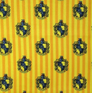 Harry Potter Hufflepuff House Quilting Fabric
