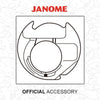 Janome Freemotion Quilting Bobbin Case (Blue Dot). For Top Loading Machines With Auto Thread Cutter Function. 200445007