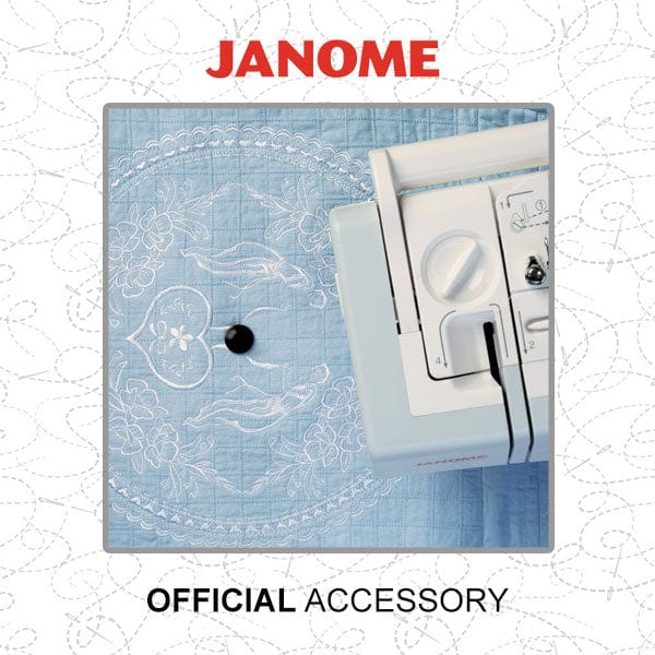 Janome Circular Attachment For Models With Oblong Shaped Hook Cover ‚Äì 2 Lugs 202106009