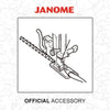 Janome Hemmer Foot (D), Narrow 2mm 820809014