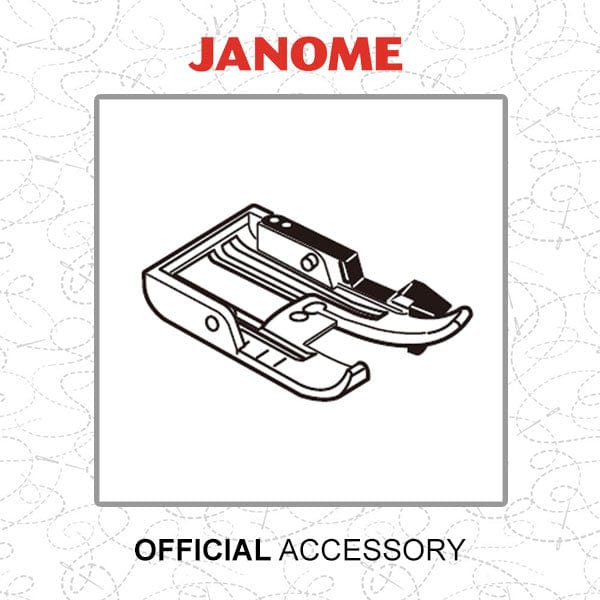Janome Acufeed 1/4 Inch Seam Foot And Straight Stitch Needle Plate 846407007