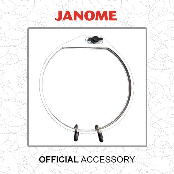 Janome Sewing Machine Accessories Janome Embroidery Hoop F Spring Loaded Round 110x110mm 850411007  - The Sewing Studio