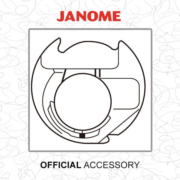 Janome Sewing Machine Accessories Janome Freemotion Quilting Bobbin Case (Blue Dot). For Top Loading Machines With Auto Thread Cutter Function. 200445007  - The Sewing Studio