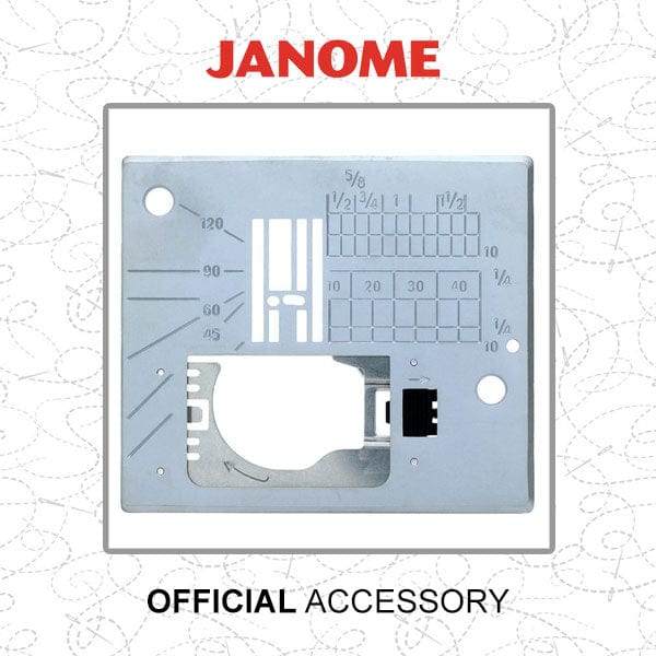 Janome Sewing Machine Accessories Janome Straight Stitch Needle Plate 846833202  - The Sewing Studio