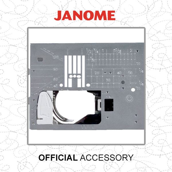 Janome Sewing Machine Accessories Janome Straight Stitch Needle Plate 859831015  - The Sewing Studio