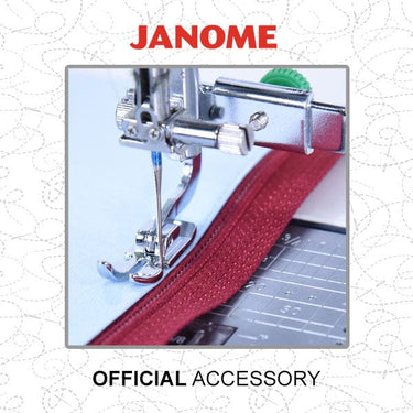 Janome Sewing Machine Accessories Janome Zipper Foot Adjustable 200342003  - The Sewing Studio for sale UK - The Sewing Studio